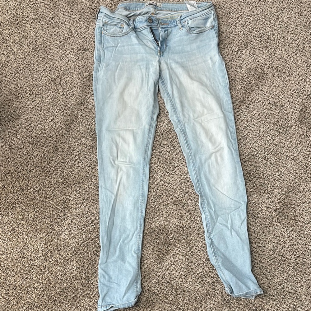 Hollister Blue Skinny Jeans Casual Fit